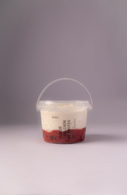 Yogur griego colchon de frutas